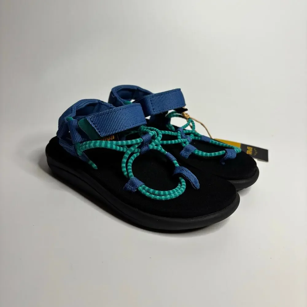 Teva Girls Voya Infinity Sandal in Waterfall/Dark Blue